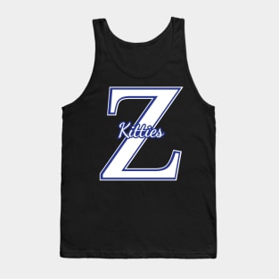 1920 Zetas Z Phi So Sweet Dove Love Z Kitty Blue Tank Top